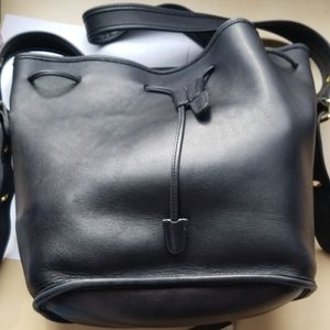 Coach Genuine Leather Vintage 1990 Bucket Bag